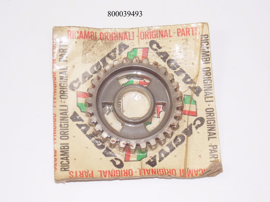NOS OEM CAGIVA HUSQVARNA DUCATI MORINI COUNTER SHAFT GEAR 2nd T=28 800039493 - MotoRaider