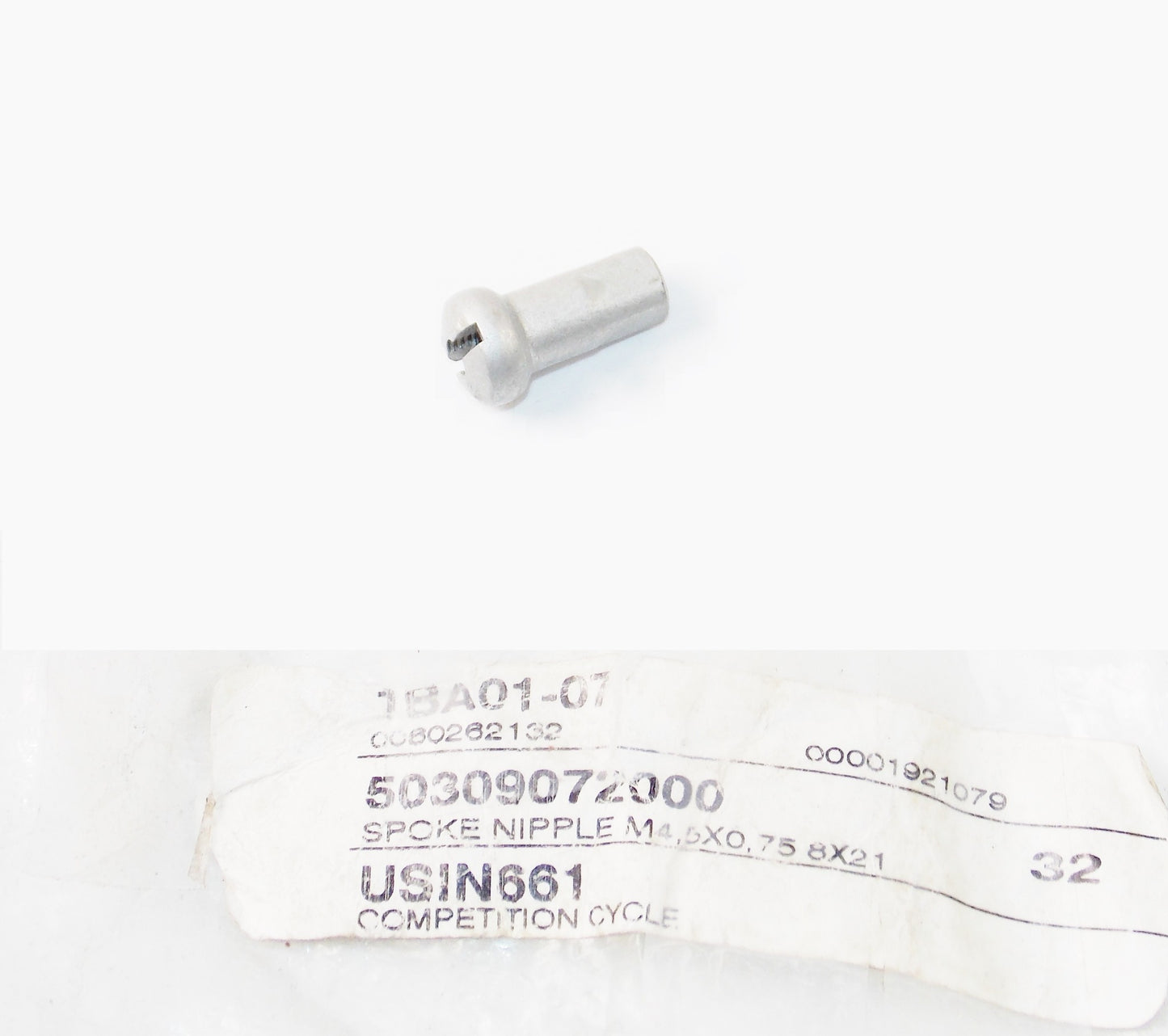 NOS OEM KTM  2003 525 EXC-G RACING WHEEL SPOKE NIPPLE M4,5X0,75 8X21 0309072000 - MotoRaider