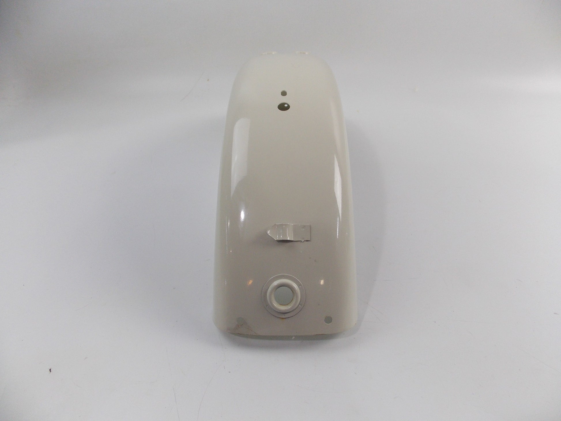 NOS OEM CAGIVA ALETTA ELECTRA 1984 125 WHITE REAR FENDER - MotoRaider