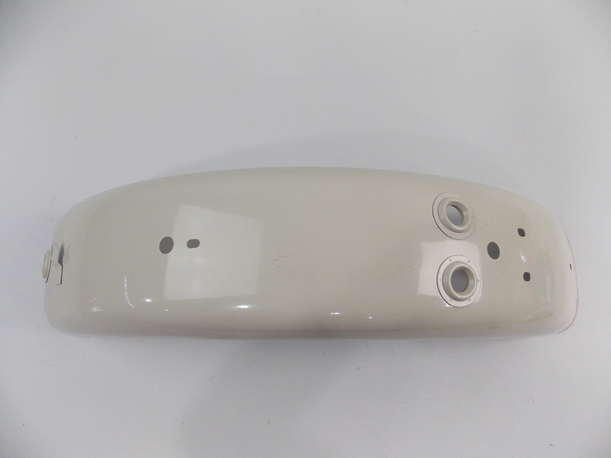 NOS OEM CAGIVA ALETTA ELECTRA 1984 125 WHITE REAR FENDER - MotoRaider