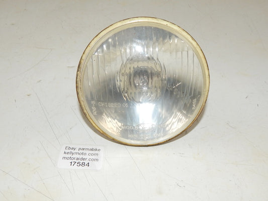 70's FANTIC MOTOR 125 TRIAL HEAD FRONT LIGHT CEV 105 BEAM RUBBER HOUSING VINTAGE - MotoRaider