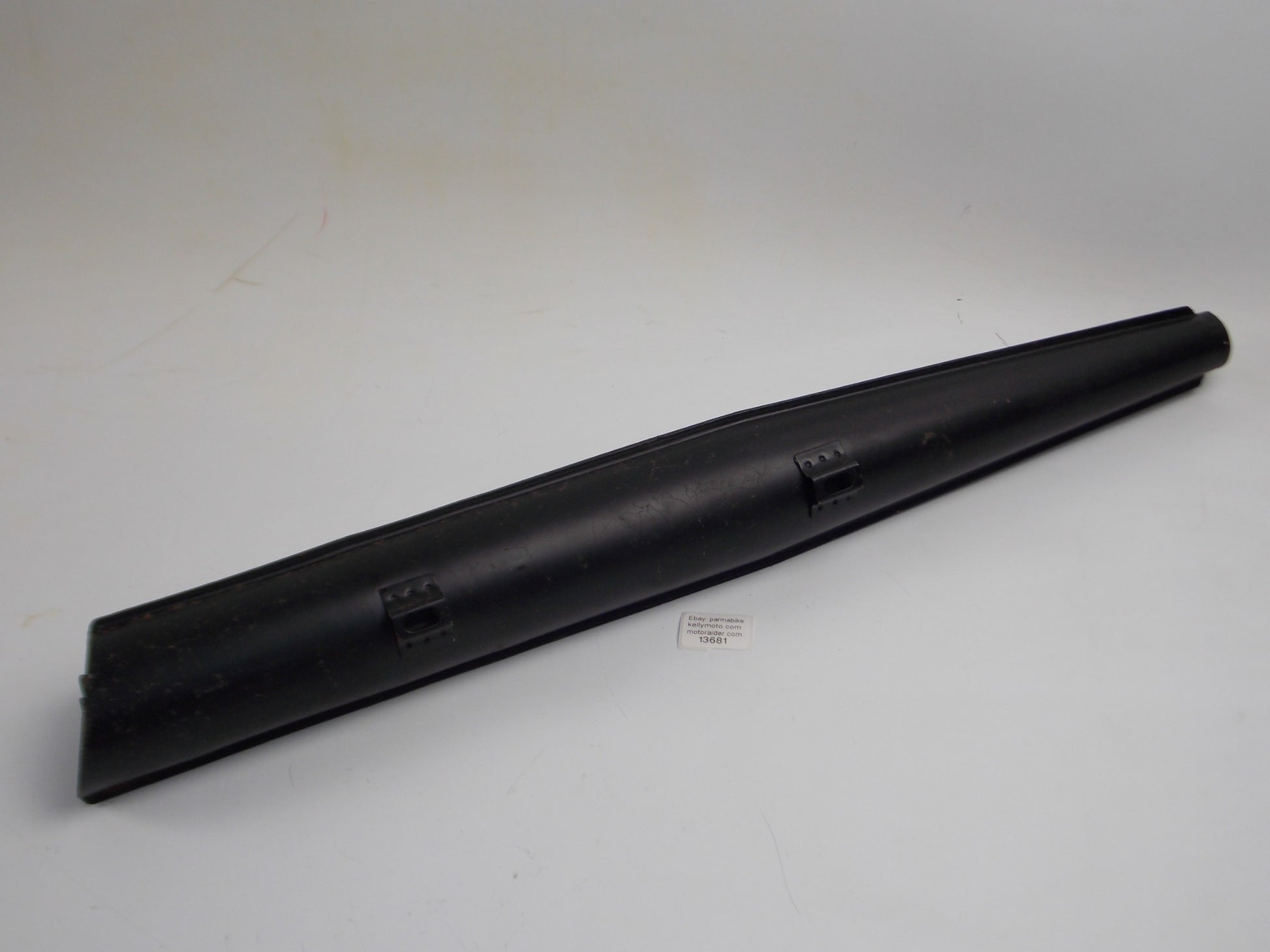 LAFRANCONI BLACK EXHAUST MUFFLER L=730mm INLET=35mm COMPETIZIONE BLACK VINTAGE - MotoRaider