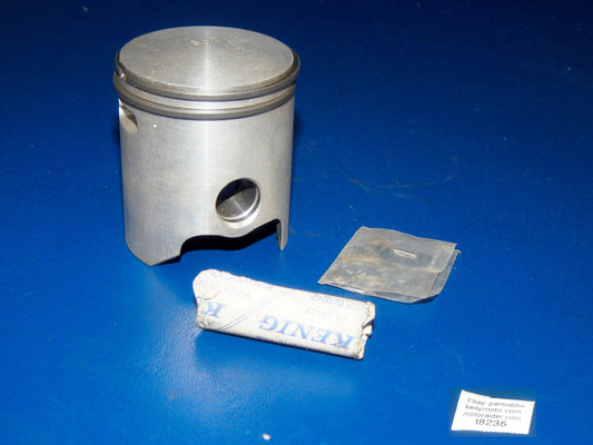 ASSO-W 2570 PISTON+RINGS+PIN+CLIPS 55.20mm VINTAGE MOTORCYCLE ENGINE MOTOR - MotoRaider