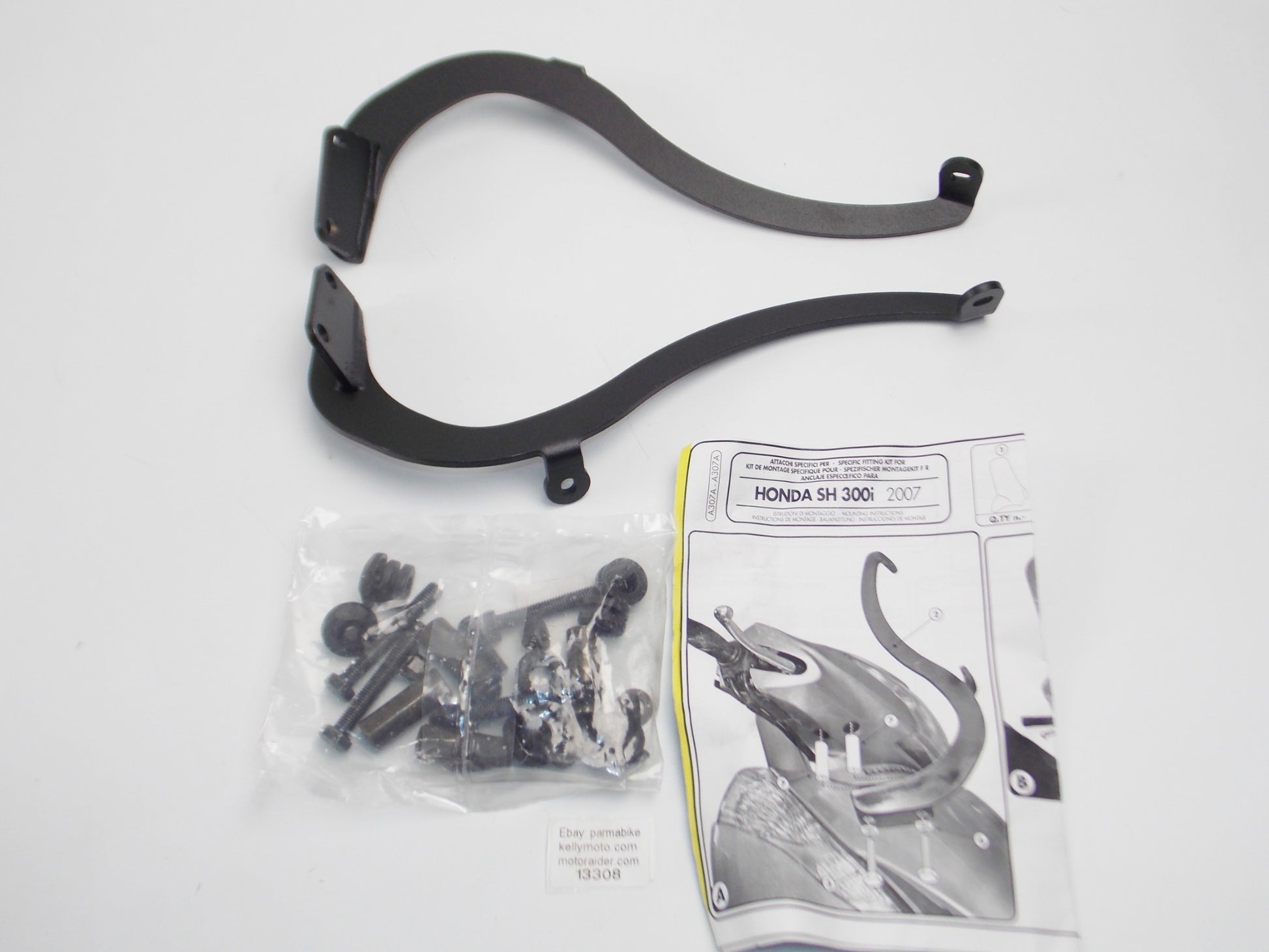 GIVI A307A-A307A HONDA 2007 SH 300i KIT WINDSCREEN WINDSHIELD MOUNT BRACKETS - MotoRaider