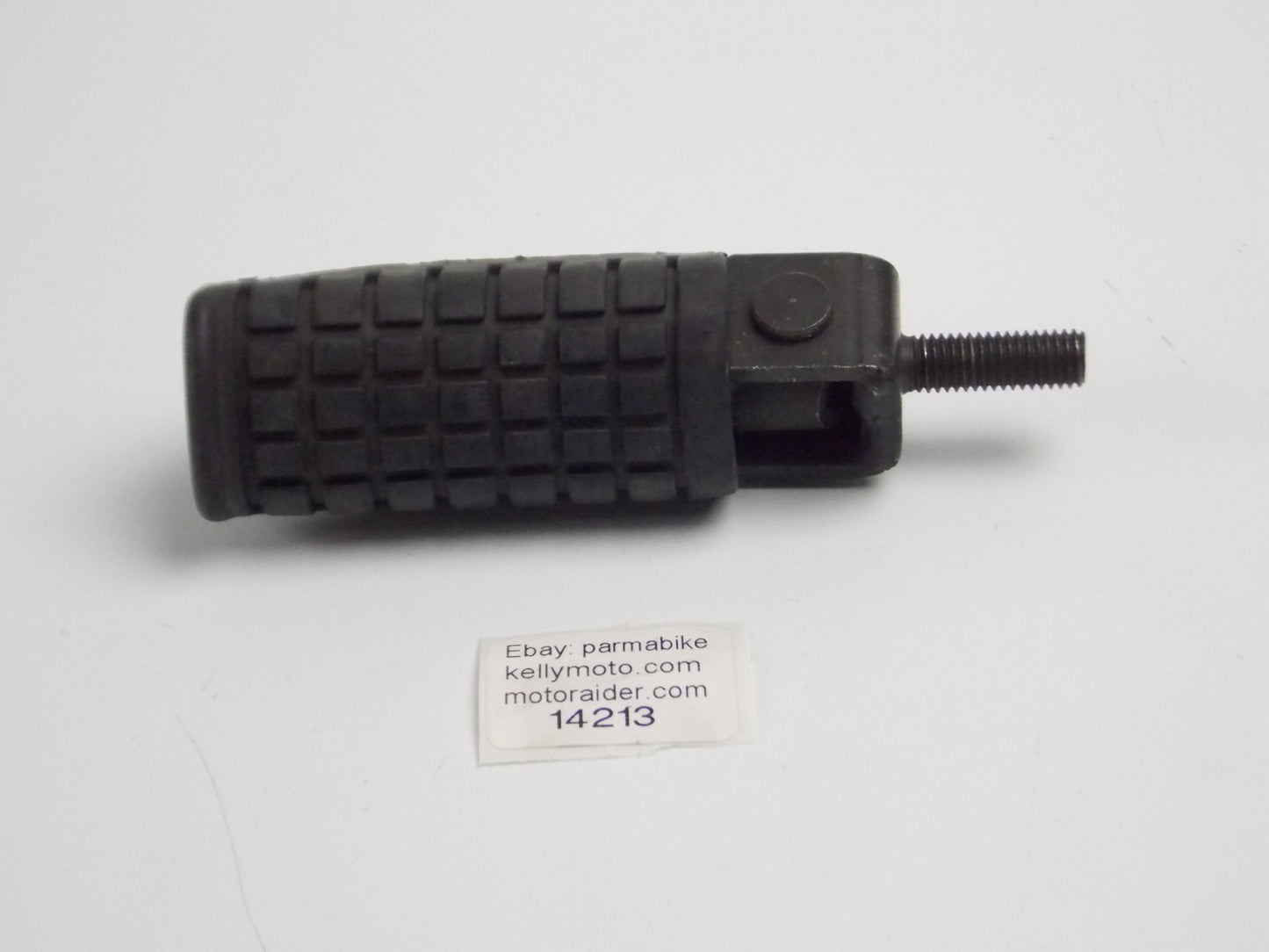 NOS OEM LAVERDA 1985 LB 125 CUSTOM PASSENGER LEFT FOOTREST PEG STAND 61925698 - MotoRaider