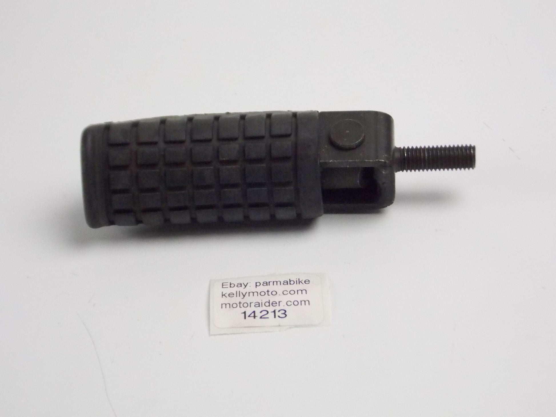 NOS OEM LAVERDA 1985 LB 125 CUSTOM PASSENGER LEFT FOOTREST PEG STAND 61925698 - MotoRaider