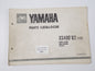 OEM YAMAHA 1980 XS400 ENGLISH PARTS CATALOG BOOK MANUAL PAMPHLET 1212E-341E1 - MotoRaider