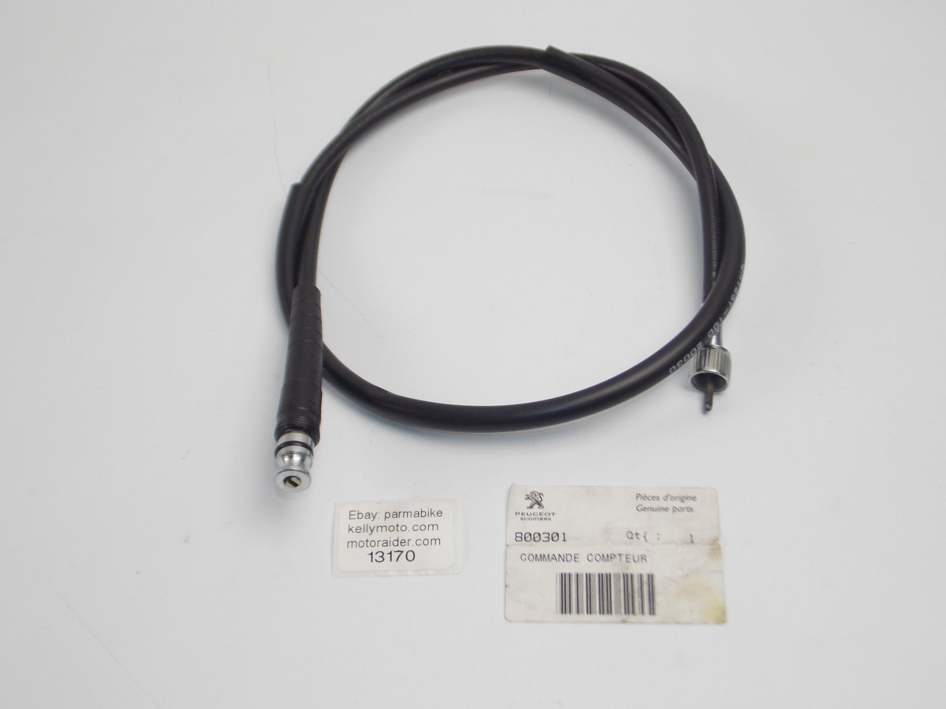 NOS OEM PEUGEOT JET FORCE 125 SCOOTER SPEEDOMETER CONTROL CABLE 800301 - MotoRaider