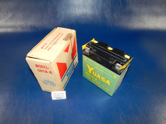 YUASA MOTORCYCLES BATTERY 6N11A-4 SNOWMOBILE QUAD MOPED ATV - MotoRaider