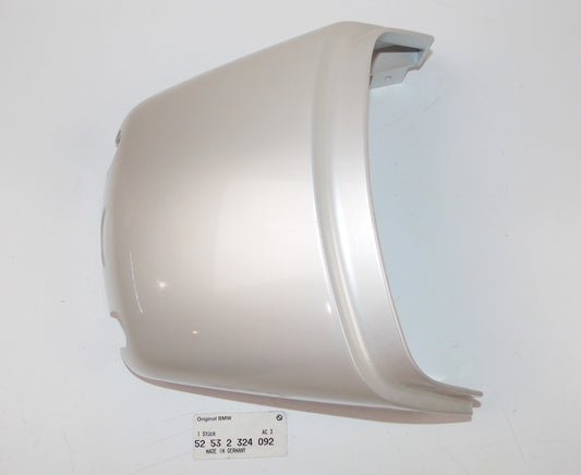 NOS OEM BMW 1992-01 R1100-RS BACK TAIL UPPER DRILLED 678 PERLSILBER 52532324092 - MotoRaider