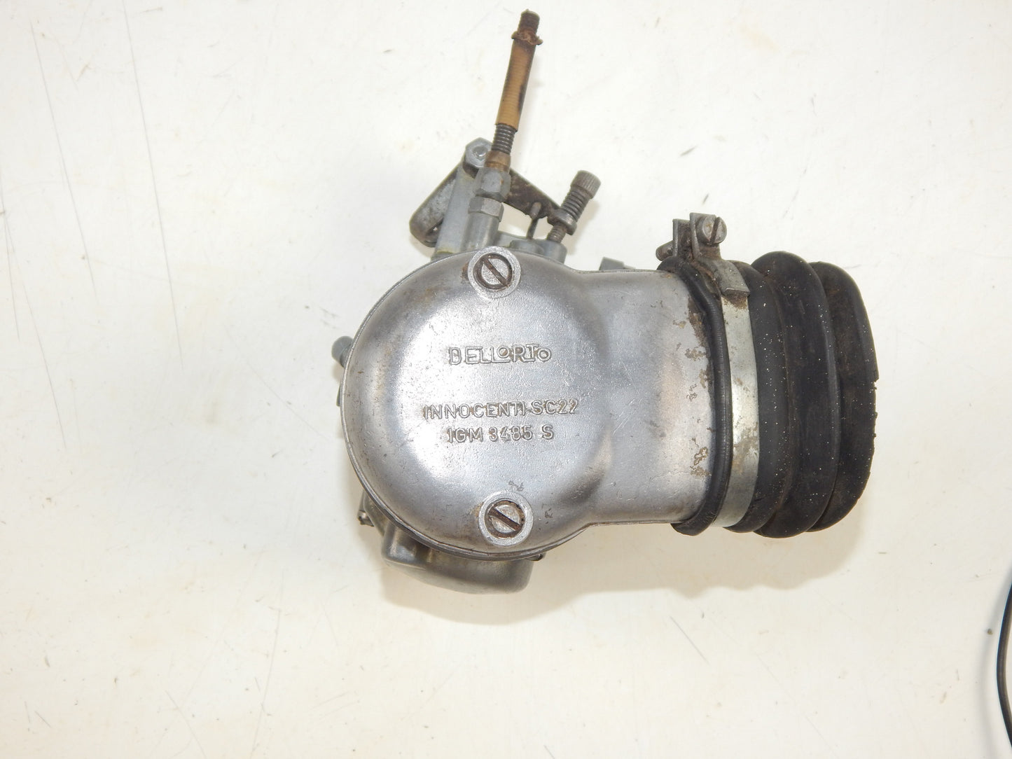 1959 LAMBRETTA LI 150 CARBURETOR BELLORTO SHB 18 12 INNOCENTI VINTAGE SCOOTER - MotoRaider