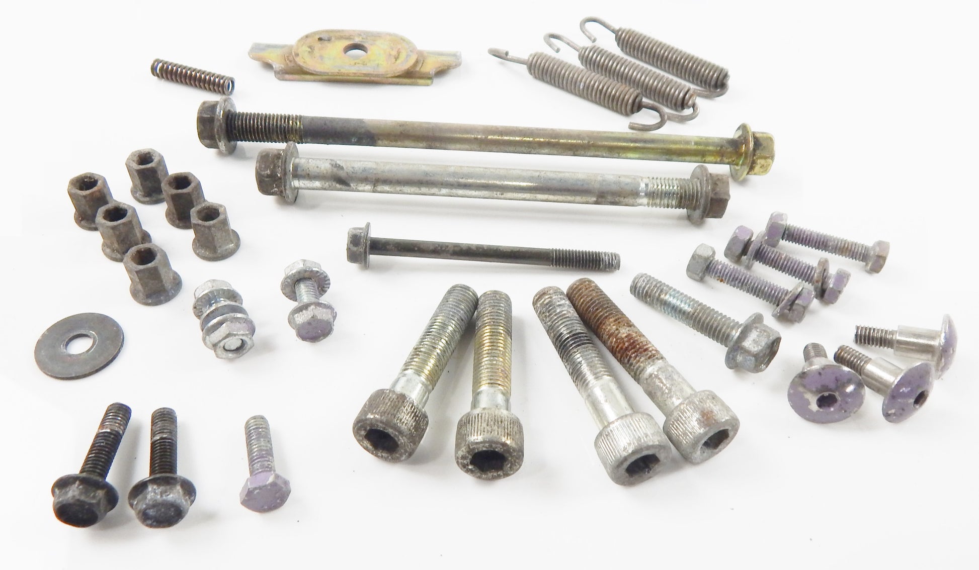 1996 YAMAHA FZR600G MIX HARDWARE BOLTS NUTS STUDS SPRINGS WASHER - MotoRaider