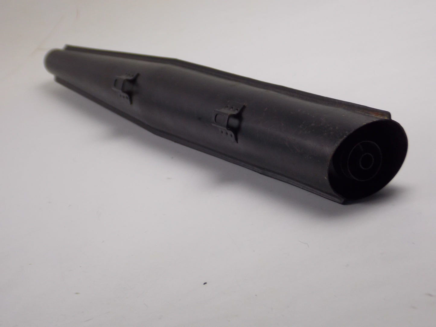 LAFRANCONI BLACK EXHAUST MUFFLER L=730mm INLET=35mm COMPETIZIONE BLACK VINTAGE - MotoRaider