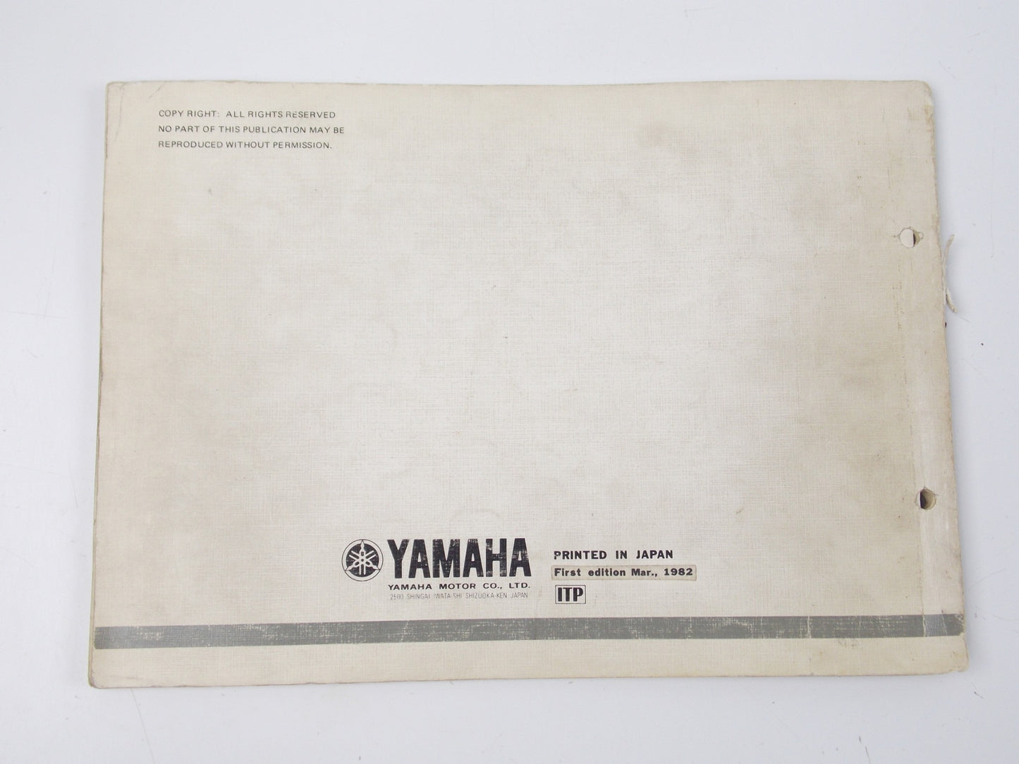 OEM YAMAHA 1980 XS400 ENGLISH PARTS CATALOG BOOK MANUAL PAMPHLET 1212E-341E1 - MotoRaider