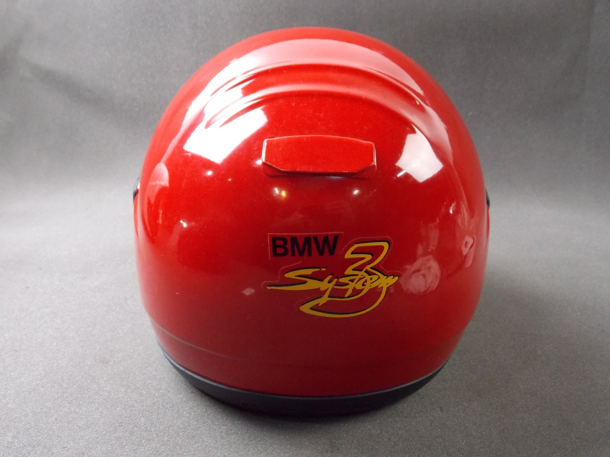 BMW MODULAR RED MOTORCYCLE HELMET SYSTEM 3 CLEAR VISOR SIZE 64-65 - MotoRaider