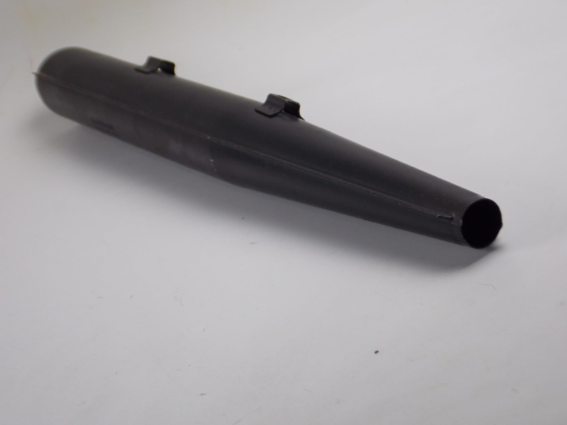 LAFRANCONI BLACK EXHAUST MUFFLER L=730mm INLET=35mm COMPETIZIONE BLACK VINTAGE - MotoRaider