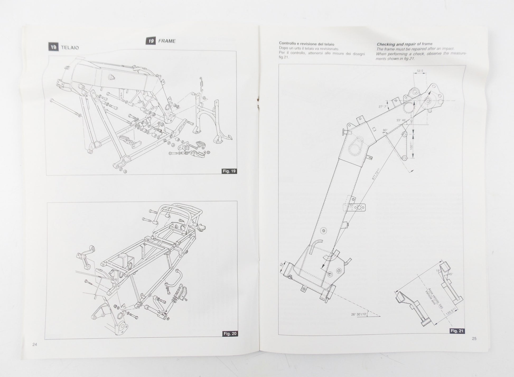 OEM 1992-1997 MOTO GUZZI QUOTA 1000 FUEL INJECTION WORKSHOP MANUAL BOOK 30920130 - MotoRaider