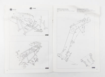 OEM 1992-1997 MOTO GUZZI QUOTA 1000 FUEL INJECTION WORKSHOP MANUAL BOOK 30920130 - MotoRaider