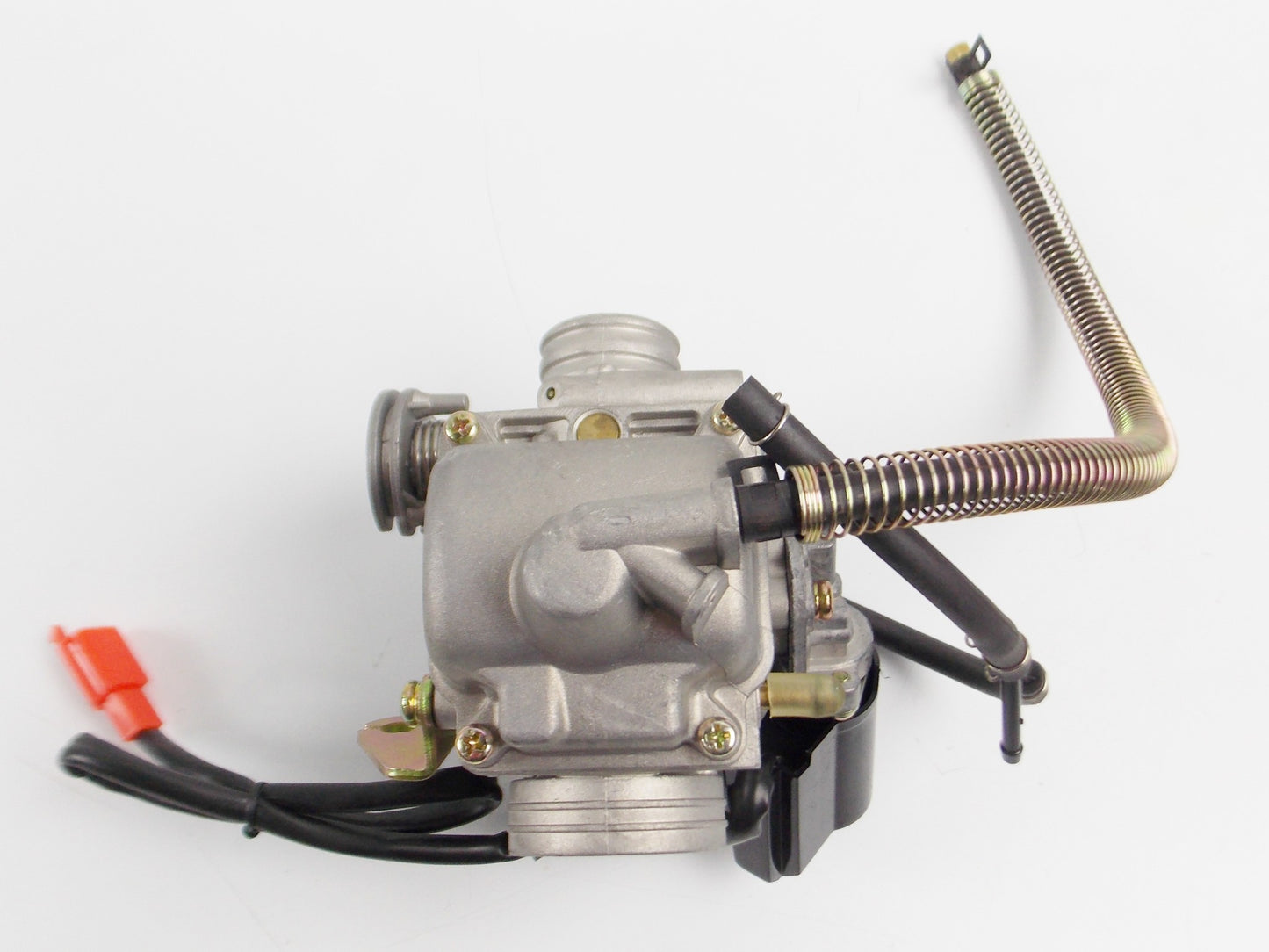 ZON CEN PD24J | 1205304 125 / CARBURETOR 18mm WITH SPRING DRAIN LINE - MotoRaider