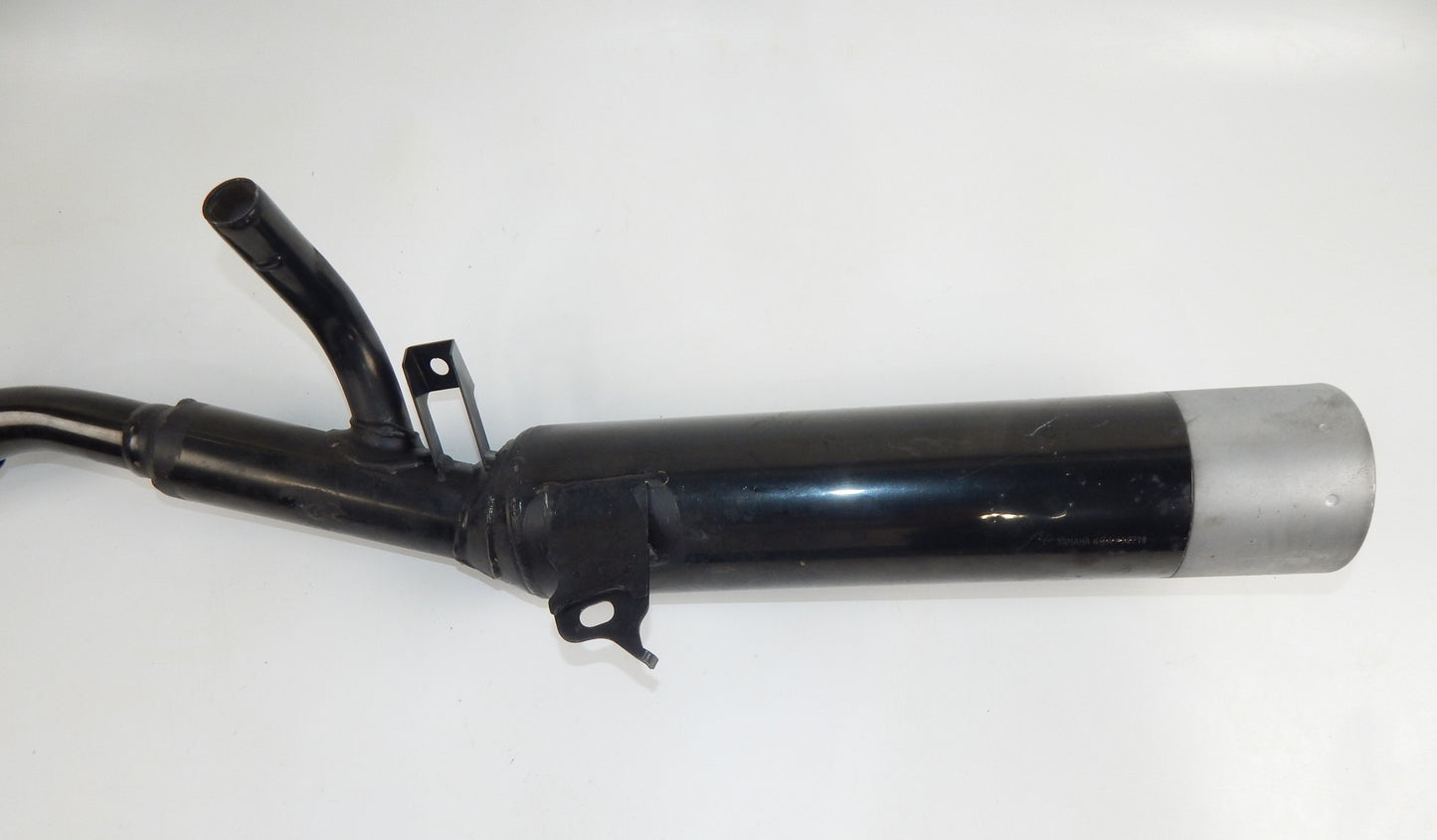 OEM YAMAHA 1984 FJ600 LEFT SIDE BLACK EXHAUST MUFFLER PIPE 49A-14711-00 VINTAGE - MotoRaider