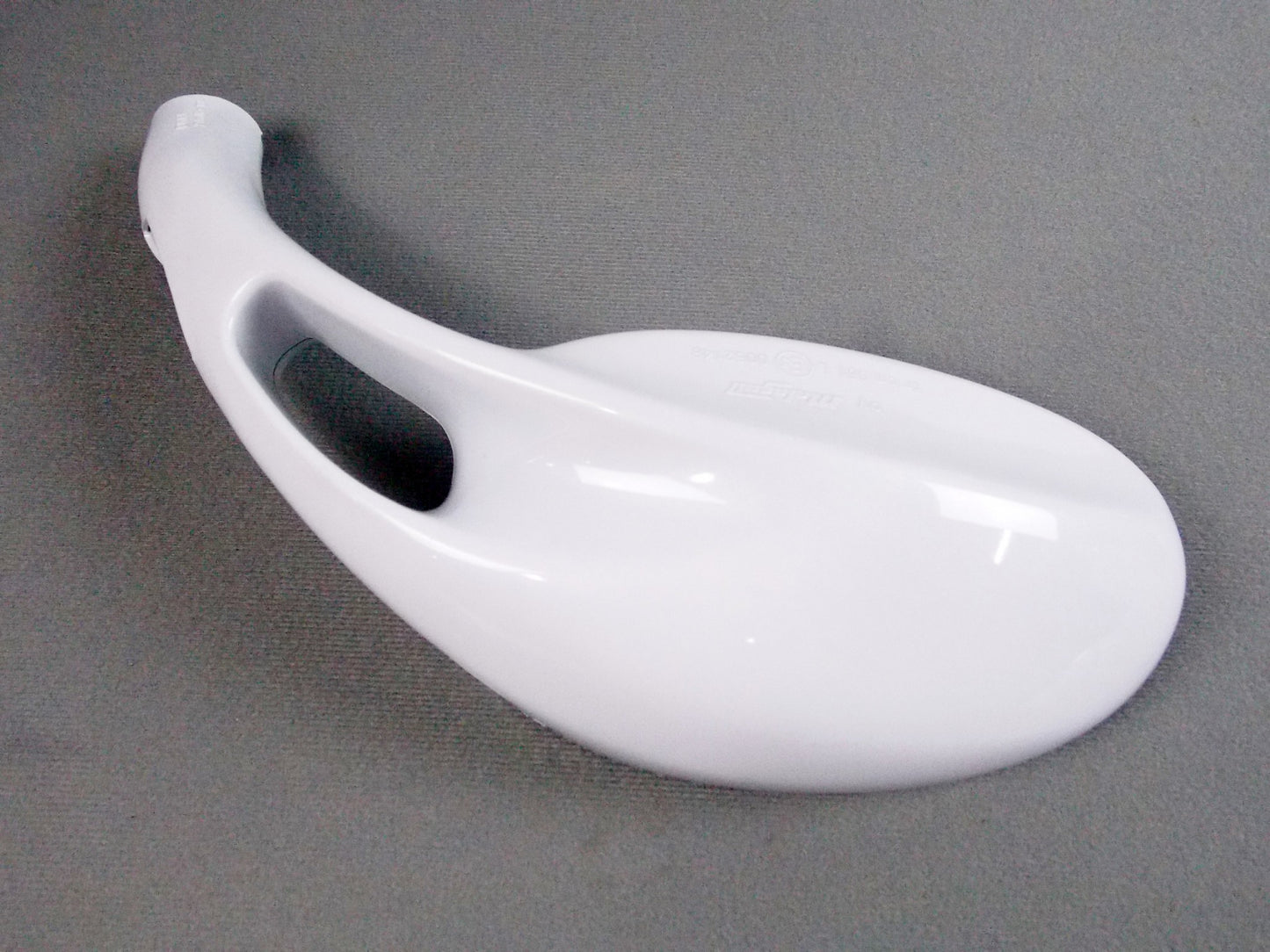 NOS OEM MALAGUTI PHANTOM F12 RIGHT SIDE REAR VIEW MIRROR WHITE 088.019.80 - MotoRaider