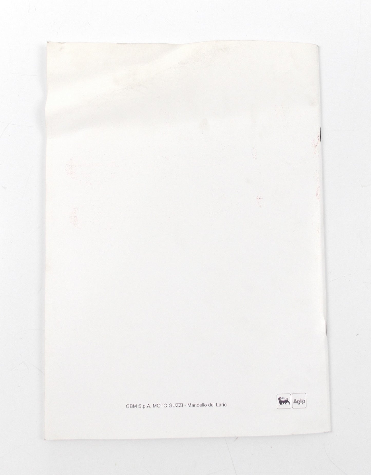 OEM 1992-1997 MOTO GUZZI QUOTA 1000 FUEL INJECTION WORKSHOP MANUAL BOOK 30920130 - MotoRaider