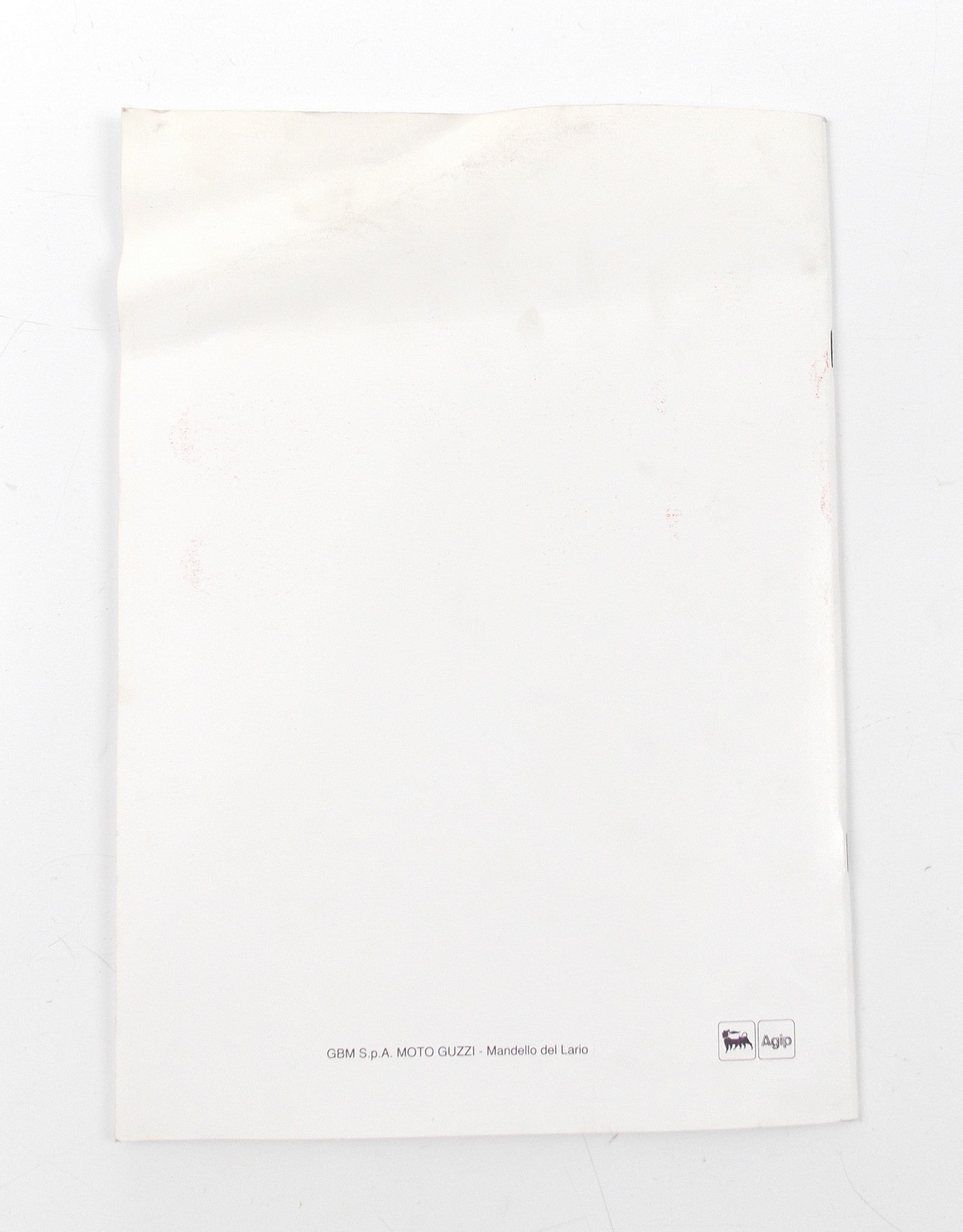 OEM 1992-1997 MOTO GUZZI QUOTA 1000 FUEL INJECTION WORKSHOP MANUAL BOOK 30920130 - MotoRaider