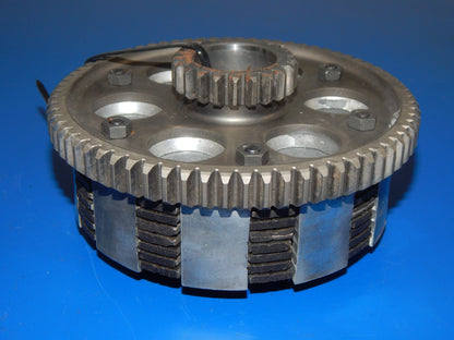1980's HUSQVARNA MOTOR ENGINE CLUTCH DISC PLATE  BASKET SPRING 22T GEAR VINTAGE - MotoRaider