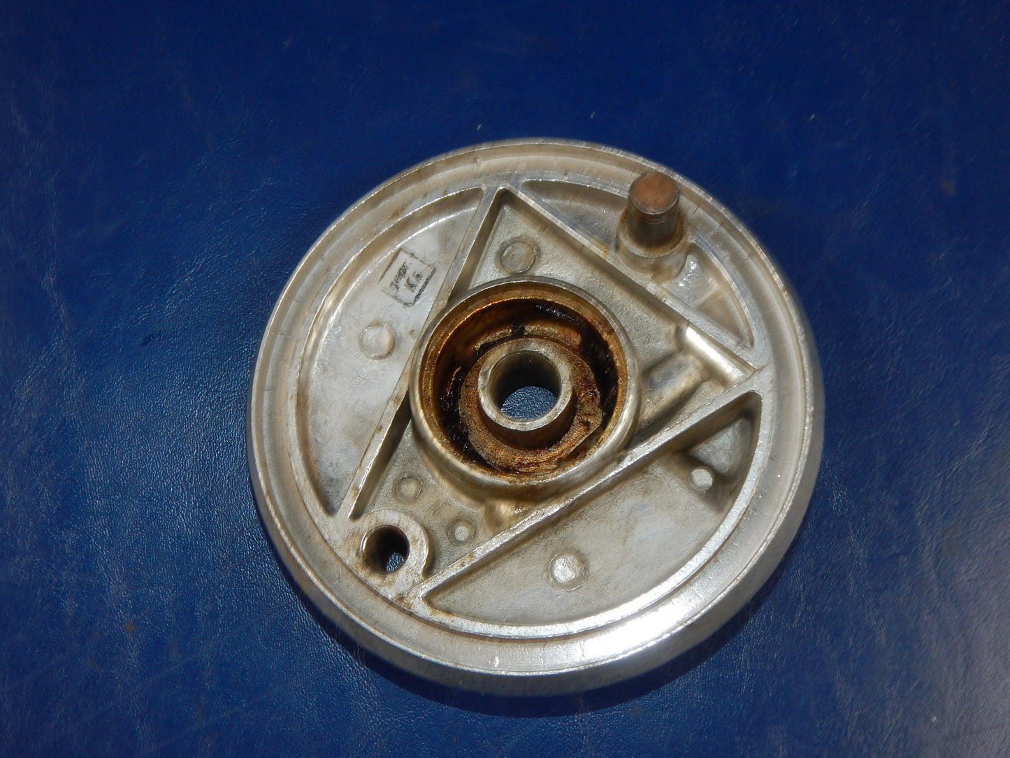 1968-71 PENTON KTM 100 125 FRONT WHEEL BRAKE SHOE PLATE CARRIER CROSS ENDURO - MotoRaider