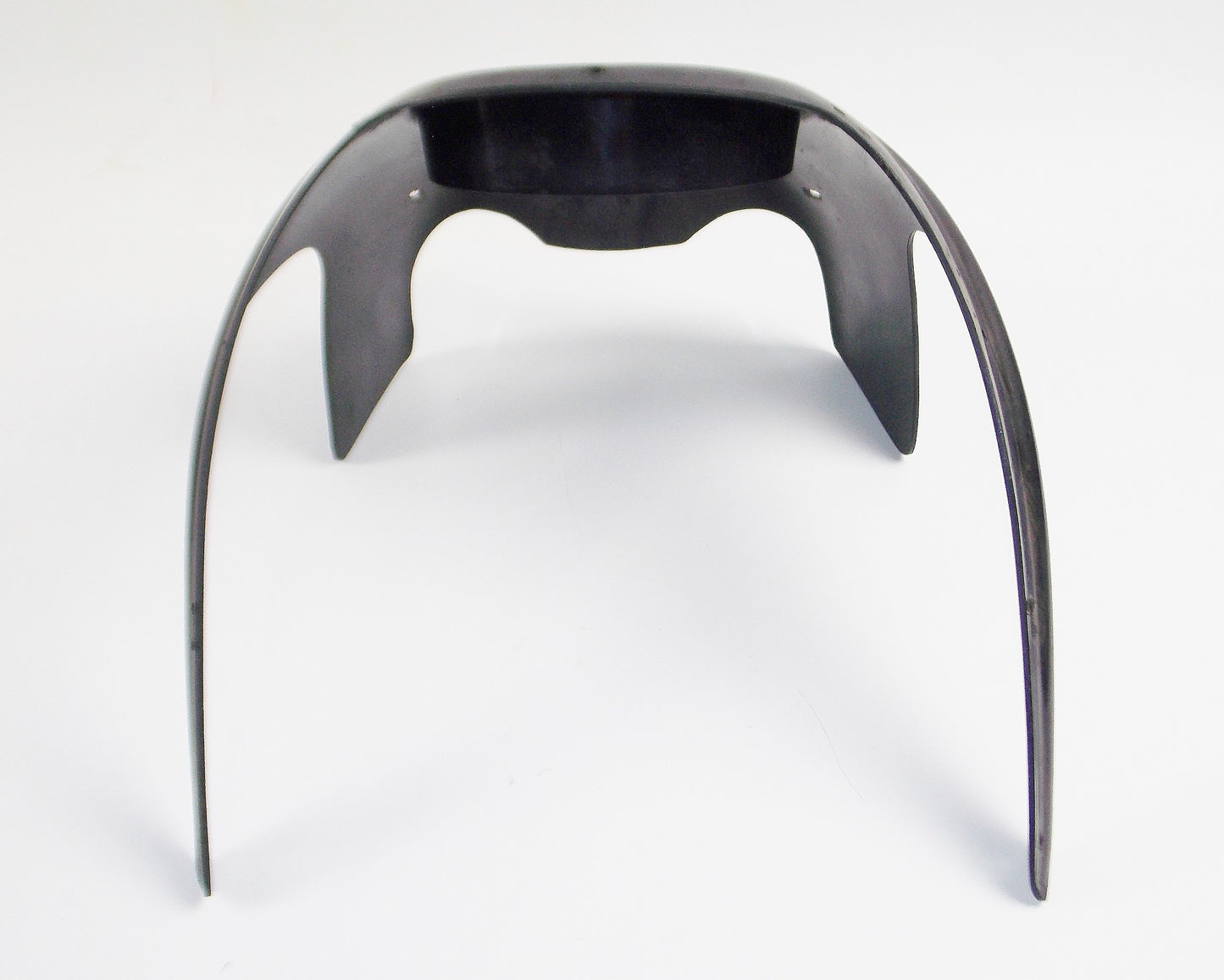 UNIVERSAL MOTORCYCLE PLASTIC FRONT LIGHT FAIRING COWLING W=13" LIGHT D=6" BLACK - MotoRaider