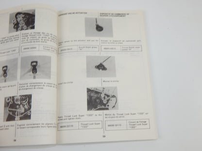 1987 SUZUKI RM125 USER OWNER MANUAL BOOK 99011-01B22-01B MULTI LANGUAGE VINTAGE - MotoRaider