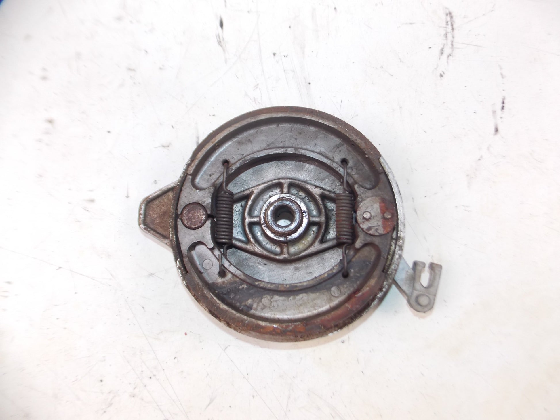 1970's HUSQVARNA FRONT WHEEL 21" AKRONT RIM SPOKES HUB BRAKE PLATE VINTAGE - MotoRaider