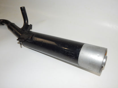 OEM YAMAHA 1984 FJ600 LEFT SIDE BLACK EXHAUST MUFFLER PIPE 49A-14711-00 VINTAGE - MotoRaider