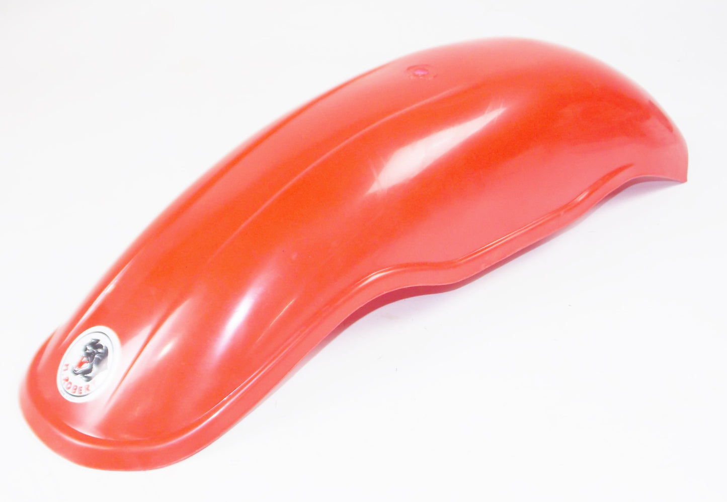 VINTAGE MOTOCROSS M.ROBERT 358 RED REAR FENDER L=22 1/2" W=6 1/2" BETA CAGIVA - MotoRaider