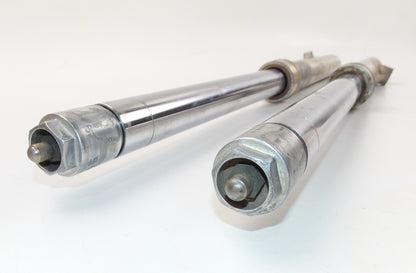 1979 SUZUKI PE RM 250 FRONT FORK SUSPENSION TUBES SLIDERS CAPS - MotoRaider