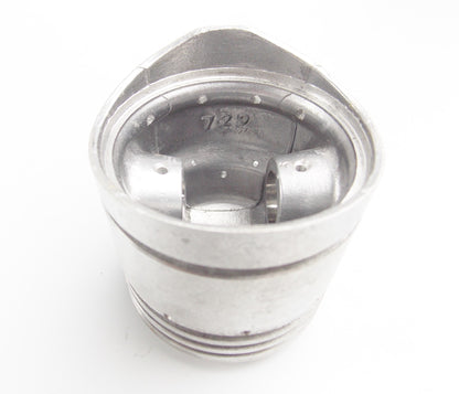 NOS ASSO WERKE  PISTON + PIN + RINGS + CLIPS SET 60.6 MM GITAN 160cc - MotoRaider
