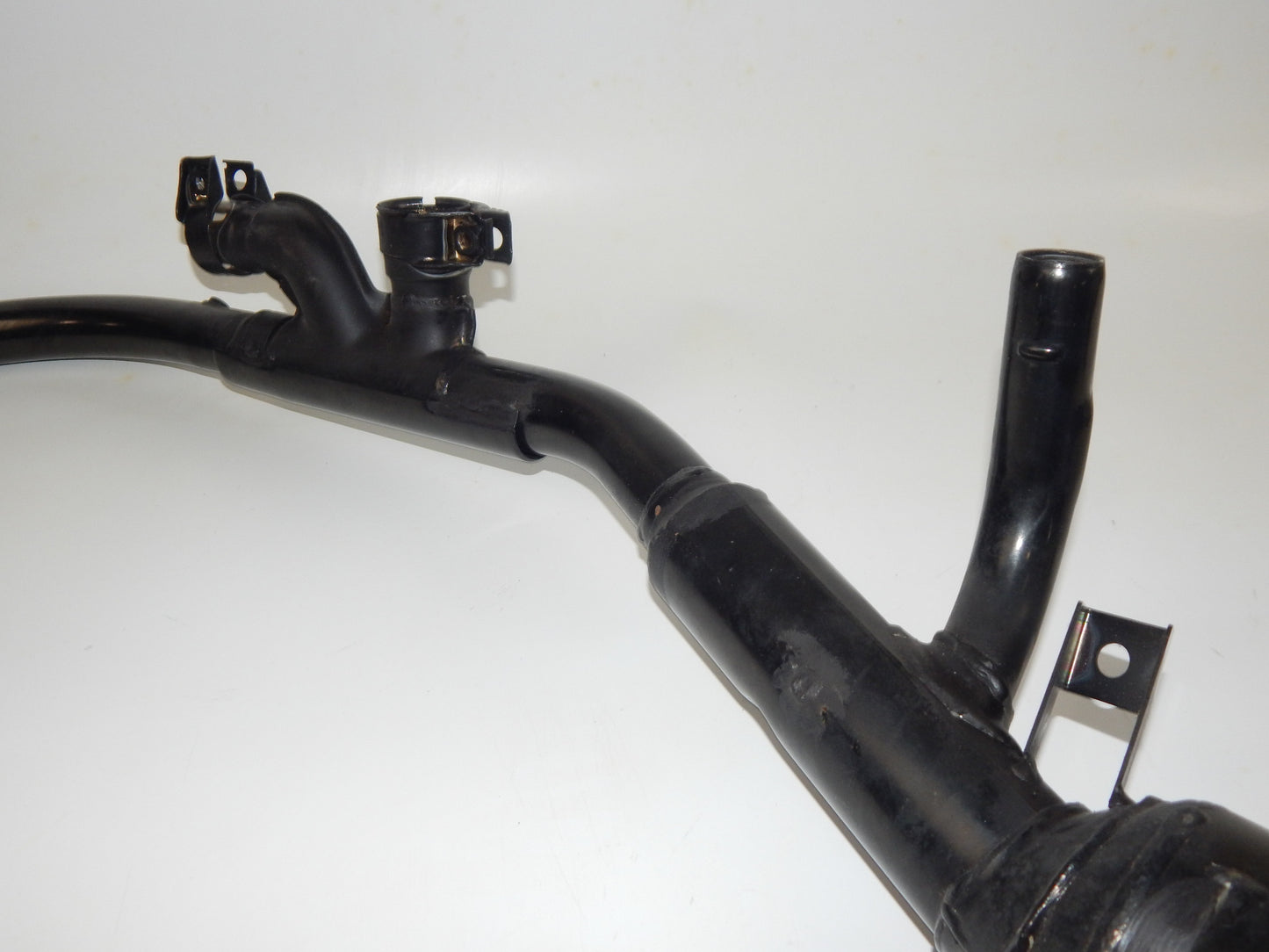 OEM YAMAHA 1984 FJ600 LEFT SIDE BLACK EXHAUST MUFFLER PIPE 49A-14711-00 VINTAGE - MotoRaider
