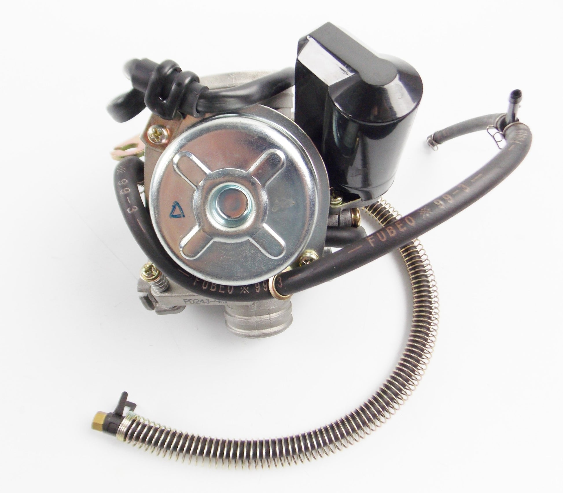 ZON CEN PD24J | 1205304 125 / CARBURETOR 18mm WITH SPRING DRAIN LINE - MotoRaider