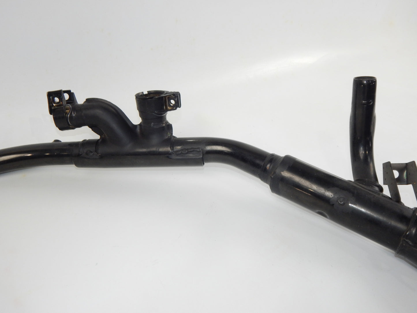 OEM YAMAHA 1984 FJ600 LEFT SIDE BLACK EXHAUST MUFFLER PIPE 49A-14711-00 VINTAGE - MotoRaider