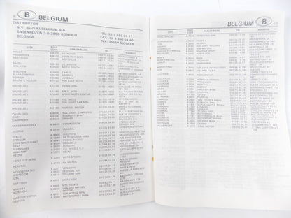 1996 SUZUKI INTER-EUROPE DEALER NETWORK MANUAL CATALOG BOOK 99013-19940-EUR - MotoRaider