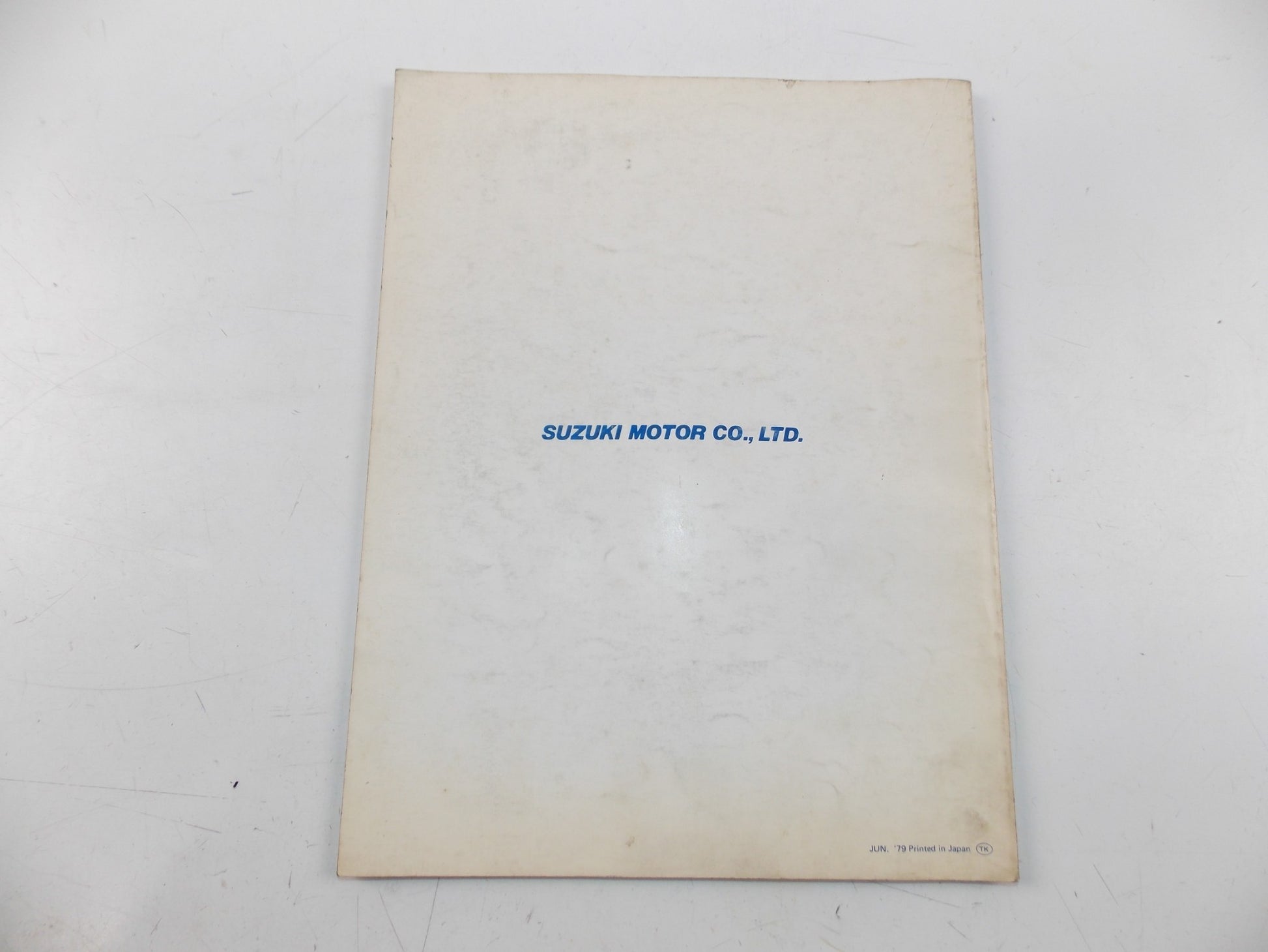 06/1979 WIRING DIAGRAMS CATALOG BOOK MANUAL SUZUKI MOTORCYCLES ENGLISH SR-0020 - MotoRaider