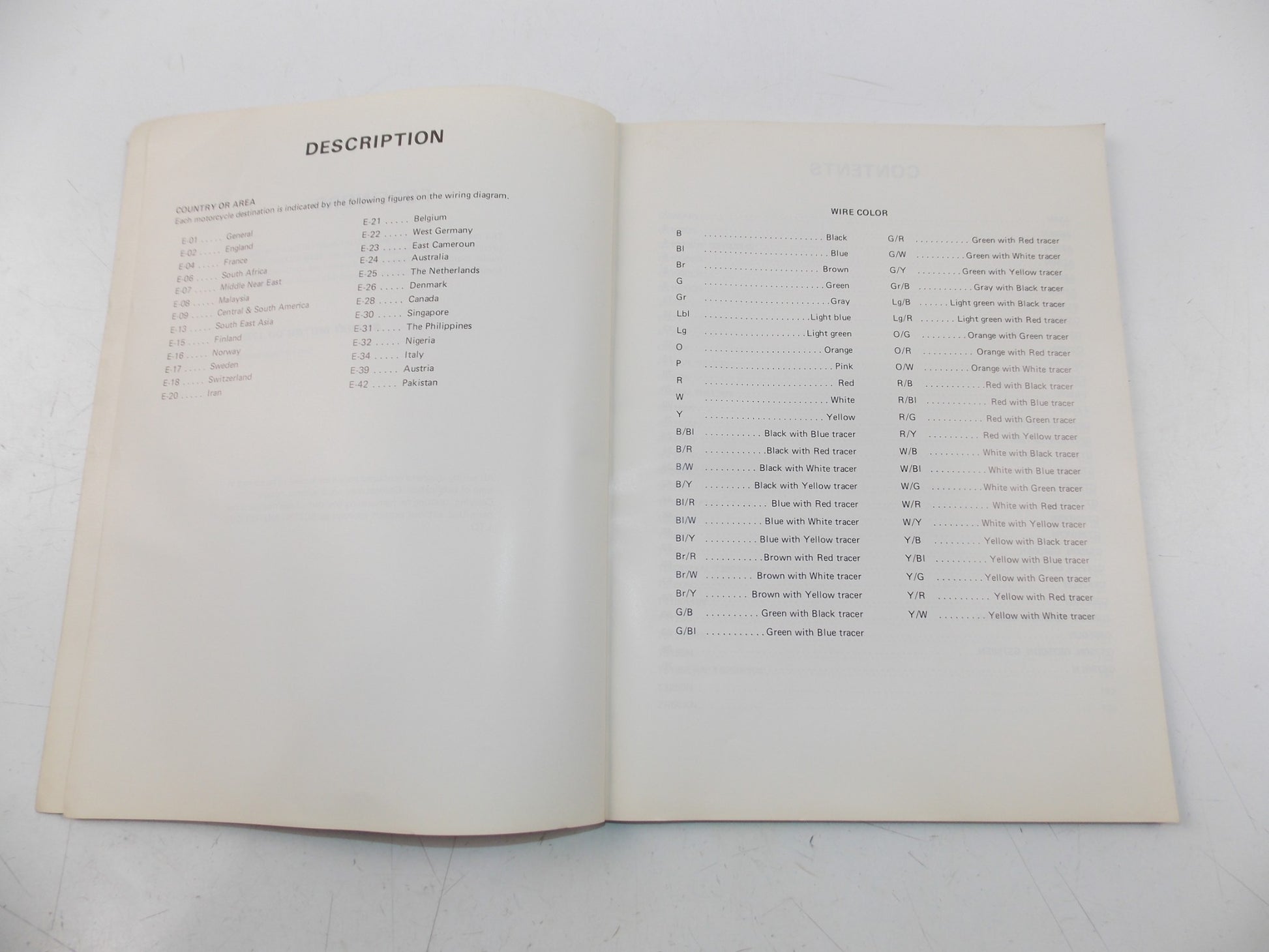 06/1979 WIRING DIAGRAMS CATALOG BOOK MANUAL SUZUKI MOTORCYCLES ENGLISH SR-0020 - MotoRaider