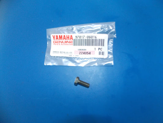 NOS YAMAHA 1995-2015 XV1600/750/1100/250 XT225 XVZ1300 HEXAGON BOLT 97017-06016 - MotoRaider