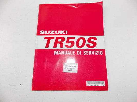 03/1998 SERVICE MANUAL MAINTENANCE BOOK SUZUKI TR50S ITALIAN 99500-10460-01B - MotoRaider