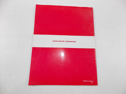 03/1998 SERVICE MANUAL MAINTENANCE BOOK SUZUKI TR50S ITALIAN 99500-10460-01B - MotoRaider