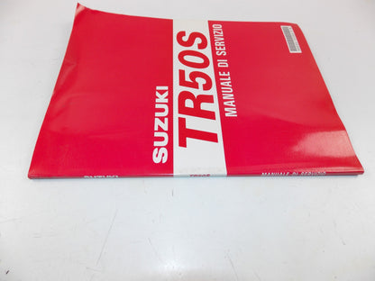 03/1998 SERVICE MANUAL MAINTENANCE BOOK SUZUKI TR50S ITALIAN 99500-10460-01B - MotoRaider