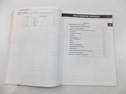 03/1998 SERVICE MANUAL MAINTENANCE BOOK SUZUKI TR50S ITALIAN 99500-10460-01B - MotoRaider