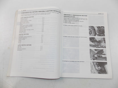 03/1998 SERVICE MANUAL MAINTENANCE BOOK SUZUKI TR50S ITALIAN 99500-10460-01B - MotoRaider
