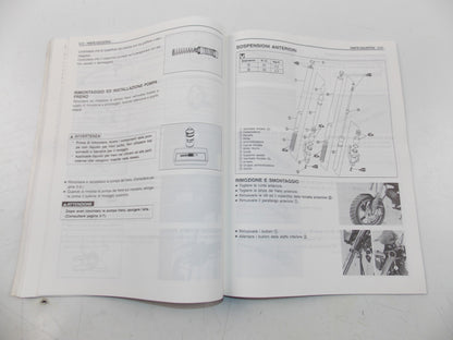 03/1998 SERVICE MANUAL MAINTENANCE BOOK SUZUKI TR50S ITALIAN 99500-10460-01B - MotoRaider