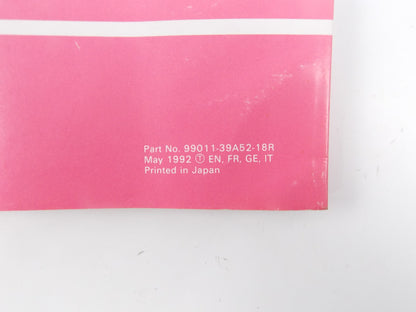 1992 SUZUKI OWNER USER MAINTENANCE MANUAL BOOK CATALOG VS800GL 99011-39A52-18R - MotoRaider